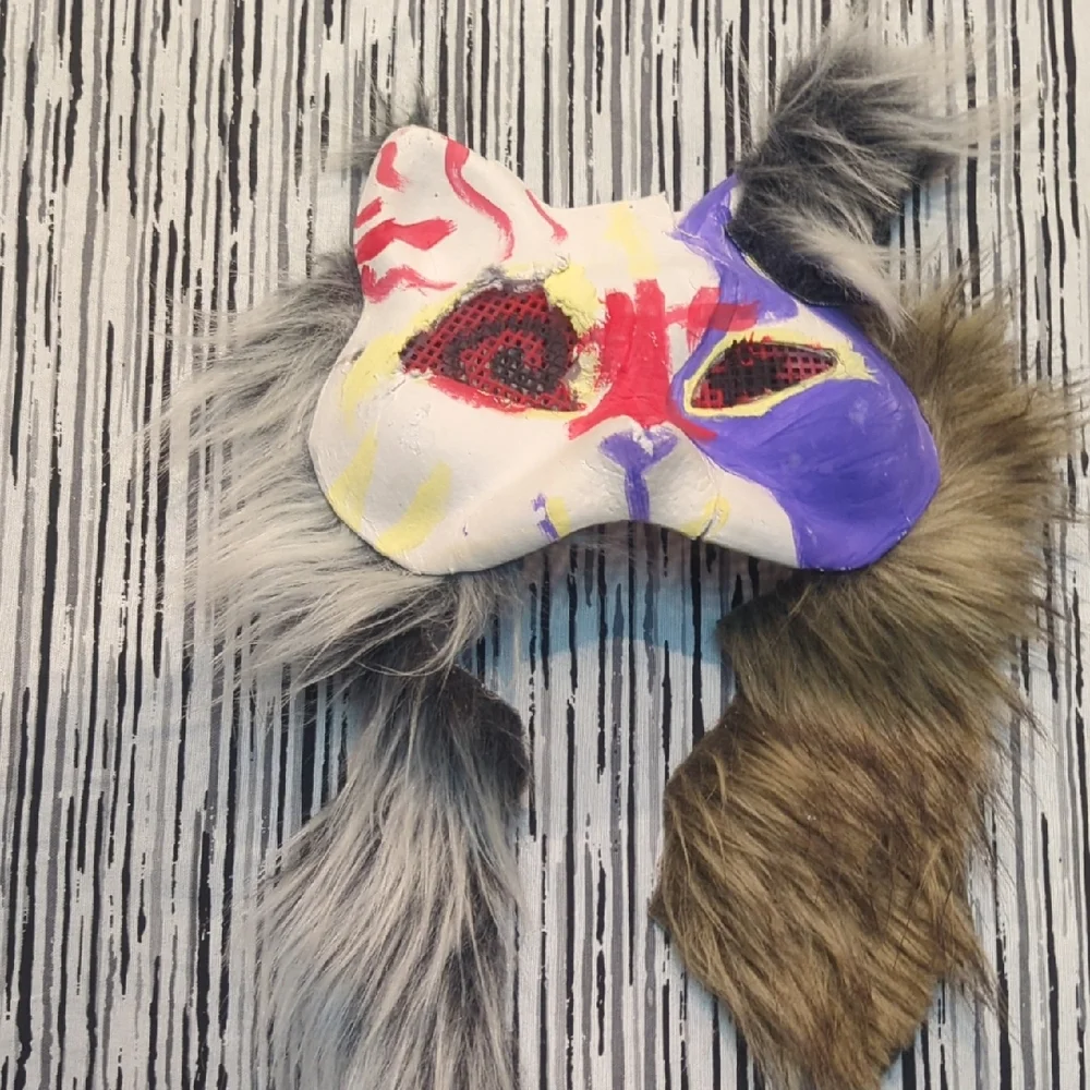 Hand Made Crazy Therian Mask